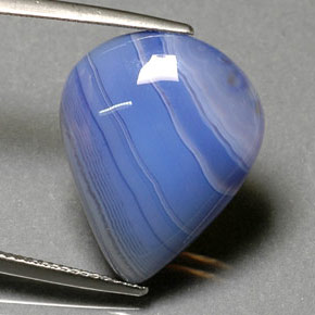 13.30 ct Multicolor Agate Stone, Natural Agate in Pear Cabochon Shape for Sale