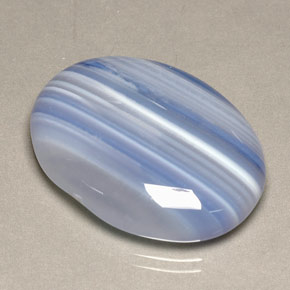 27.08 ct Multicolor Agate Stone, Natural Agate in Oval Cabochon Shape for Sale