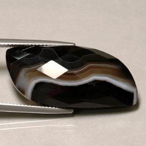 26.82 ct Multicolor Agate Gemstone, Agate Gem in Fancy Rose-Cut Shape for Sale.