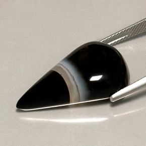 Agate Gemstone in 26.5 x 15.4 mm Size for Sale, Agate Stone in Multicolor Color