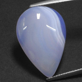 14.67 ct Multicolor Agate Stone, Natural Agate in Pear Cabochon Shape for Sale