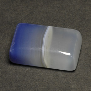 31.56 ct Multicolor Agate Gemstone, Agate Gem in Baguette Cabochon Shape for Sale.