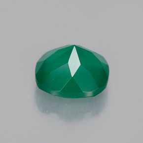 Agate Gemstone in 7.1 x 7.1 mm Size for Sale, Agate Stone in Green Color