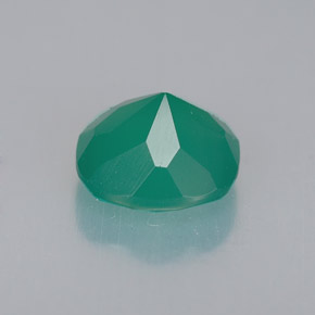Agate Gemstone in 7.2 x 7.1 mm Size for Sale, Agate Stone in Green Color