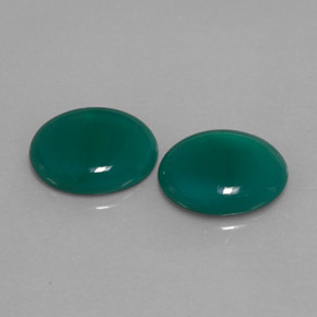 4.60 ct Green Agate Stone, Natural Agate in Oval Cabochon Shape for Sale