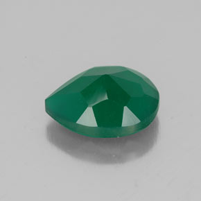 Agate Gemstone in 10 x 7.9 mm Size for Sale, Agate Stone in Green Color