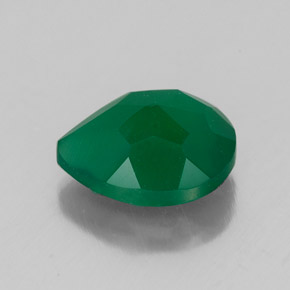 Agate Gemstone in 10 x 7.9 mm Size for Sale, Agate Stone in Green Color