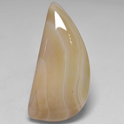 18.17 ct Multicolor Agate Gemstone, Agate Gem in Fancy Cabochon Shape for Sale.