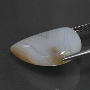 Agate Gemstone in 25.6 x 16.3 mm Size for Sale, Agate Stone in Multicolor Color