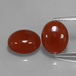 7.42 ct Brown Agate Gemstone, Agate Gem in Oval Cabochon Shape for Sale.
