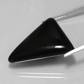 Agate Gemstone in 26.9 x 19.8 mm Size for Sale, Agate Stone in Black Color
