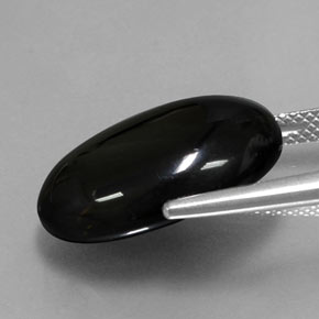 Agate Gemstone in 19.1 x 14.9 mm Size for Sale, Agate Stone in Black Color