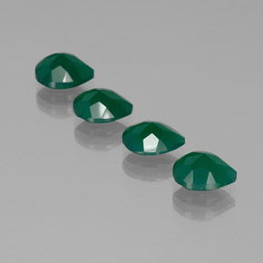Agate Gemstone in 10.1 x 8.1 mm Size for Sale, Agate Stone in Green Color