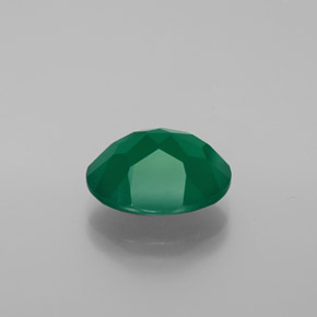 Agate Gemstone in 12 x 10 mm (calibrated) Size for Sale, Agate Stone in Green Color