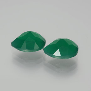 Agate Gemstone in 10.1 x 8 mm Size for Sale, Agate Stone in Green Color