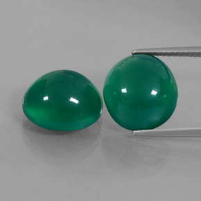 6.7ct Oval Cabochon Green Agate Gem for sale 6.7ct Oval Cabochon Green Agate Gem (ID: 426273)