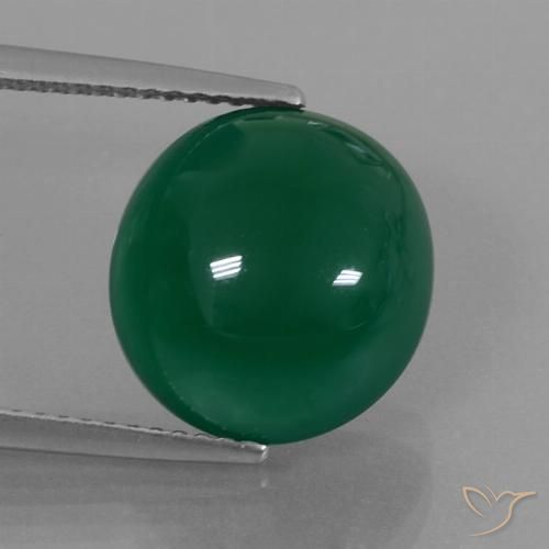 7.17ct Natural Green Agate, Oval, Translucent