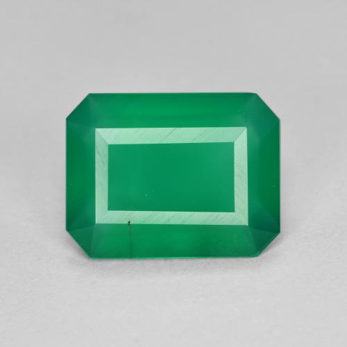 Желтовато-зеленый Агат Камень - 4.5ct Овал Кабошон (ID: 426305)