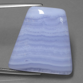 36.3ct Trapezoid Cabochon Lavender Agate for sale thumb image of 36.3ct Trapezoid Cabochon Lavender Agate (ID: 432585)