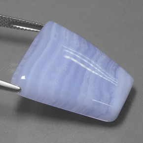 Agate Gemstone in 25.2 x 24.7 mm Size for Sale, Agate Stone in Light Blue Color