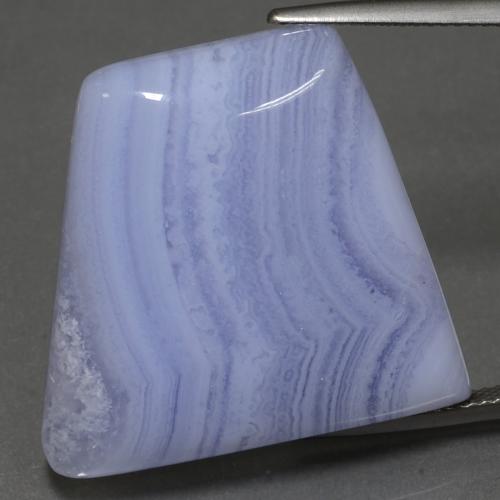 Azzurro Agata Gem - 38.4ct Cabochon trapezoidale (ID: 432766)