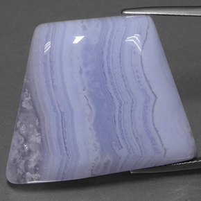 47.2ct Trapezoid Cabochon Lavender Agate for sale thumb image of 47.2ct Trapezoid Cabochon Lavender Agate (ID: 432770)