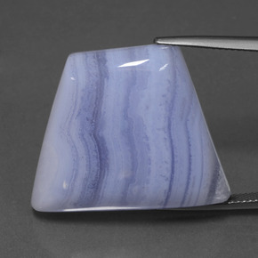 35.2ct Trapezoid Cabochon Lavender Agate for sale thumb image of 35.2ct Trapezoid Cabochon Lavender Agate (ID: 432832)