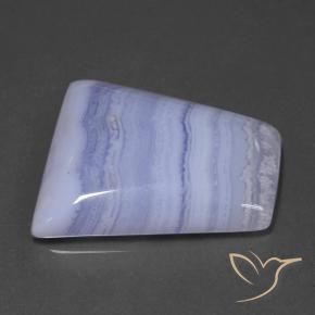 42.25 ct Violet Agate Stone, Natural Agate in Trapezoid Cabochon Shape for Sale