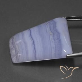 Agate Gemstone in 28.5 x 27.4 mm Size for Sale, Agate Stone in Light Violet Color