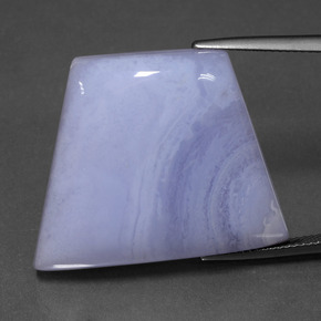 39.7ct Trapezoid Cabochon Lavender Agate for sale thumb image of 39.7ct Trapezoid Cabochon Lavender Agate (ID: 432834)