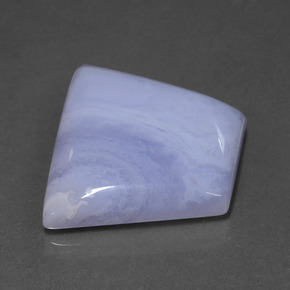 39.68 ct Violet Agate Stone, Natural Agate in Trapezoid Cabochon Shape for Sale