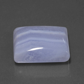 23.24 ct Violet Agate Stone, Natural Agate in Baguette Cabochon Shape for Sale