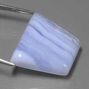 Agate Gemstone in 31.2 x 24.4 mm Size for Sale, Agate Stone in Royal Violet Color