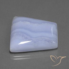 42.00 ct Violet Agate Stone, Natural Agate in Trapezoid Cabochon Shape for Sale