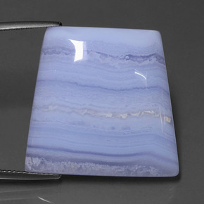 38.5ct Trapezoid Cabochon Lavender Agate Gem for sale 38.5ct Trapezoid Cabochon Lavender Agate Gem (ID: 433435)