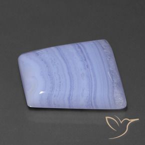 34.06 ct Violet Agate Stone, Natural Agate in Trapezoid Cabochon Shape for Sale