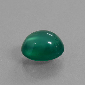 2.50 ct Green Agate Stone, Natural Agate in Oval Cabochon Shape for Sale