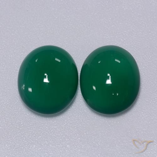 5.98ctw Natural Medium Green Agate, Oval, Translucent