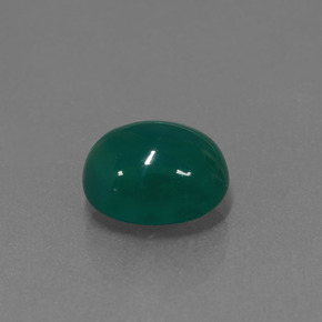 3.00 ct Green Agate Stone, Natural Agate in Oval Cabochon Shape for Sale