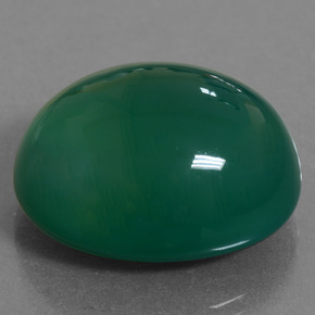 35.01 ct Green Agate Stone, Natural Agate in Oval Cabochon Shape for Sale