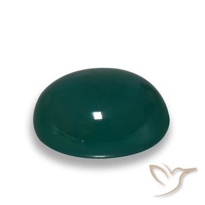 67.56 ct Green Agate Stone, Natural Agate in Oval Cabochon Shape for Sale