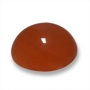 5.99 ct Red Agate Stone, Natural Agate in Oval Cabochon Shape for Sale