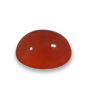 4.64 ct Orange Agate Stone, Natural Agate in Oval Cabochon Shape for Sale
