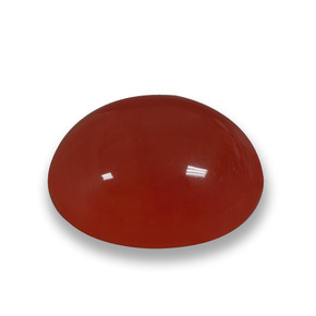 5.87 ct Red Agate Stone, Natural Agate in Oval Cabochon Shape for Sale