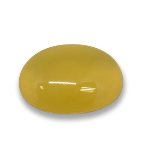 2.98 ct Yellow Agate Stone, Natural Agate in Oval Cabochon Shape for Sale