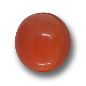 4.9ct Oval Cabochon Orange Agate for sale thumb image of 4.9ct Oval Cabochon Orange Agate (ID: 458391)
