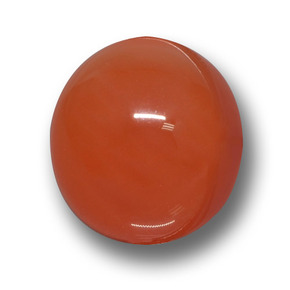 Medium Red Achat Edelstein - 5.6ct Oval Cabochon (ID: 458392)