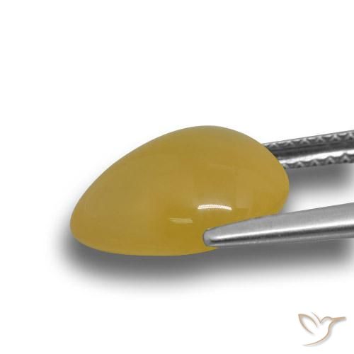 Agate Gemstone in 12 x 11.1 mm Size for Sale, Agate Stone in Golden-Orange Color