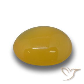6.08 ct Golden Agate Stone, Natural Agate in Oval Cabochon Shape for Sale