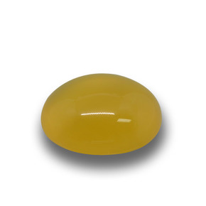 3.76 ct Golden Agate Stone, Natural Agate in Oval Cabochon Shape for Sale
